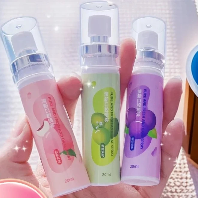 果味益生菌口喷口气清新喷雾男女士接吻便携口腔持久留香除异味