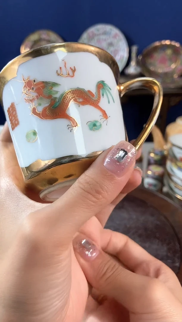 瓷片微瑕慎拍景德镇窑老厂瓷摆件