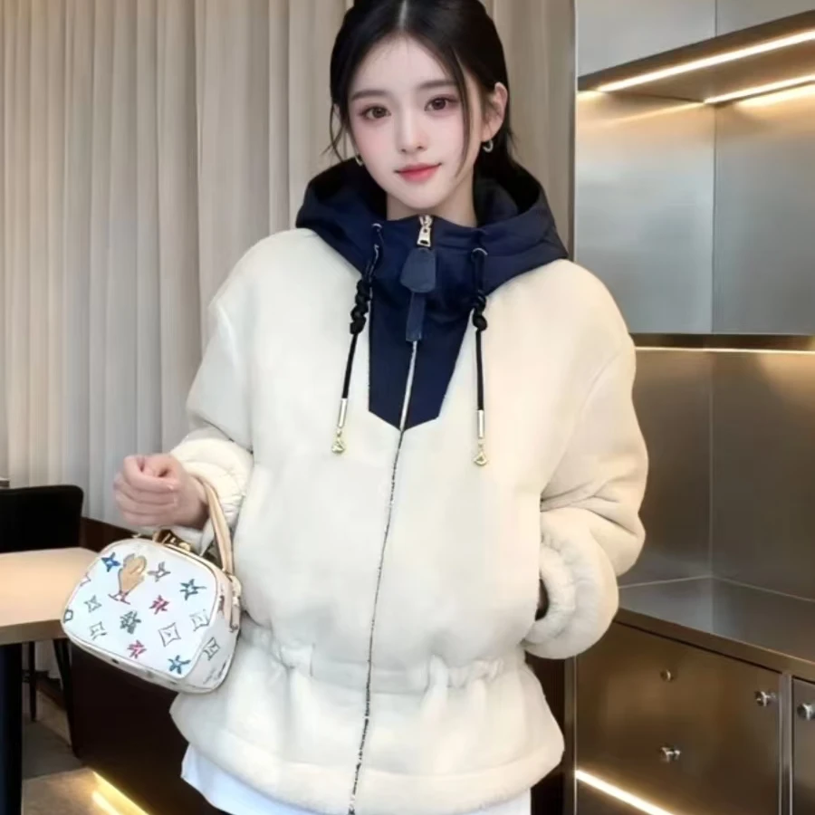 “小雪球”100%羊毛短款百搭加厚女款外套25033