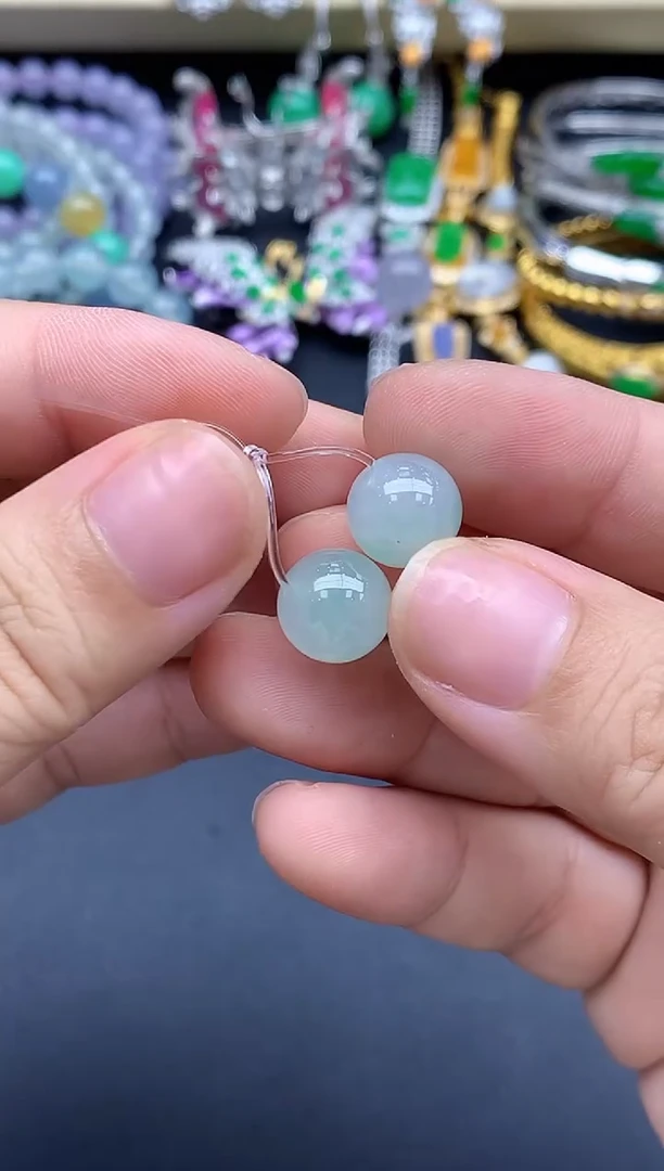 颈饰未镶嵌翡翠108-春日珠宝