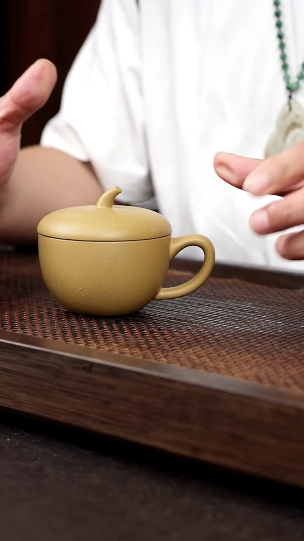 茶壶紫砂黄金段苹果盖杯