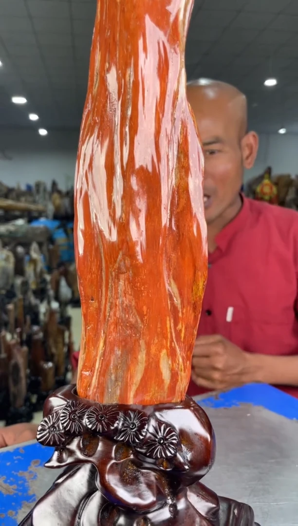 【闪购商品】硅化玉摆件未镶嵌52
