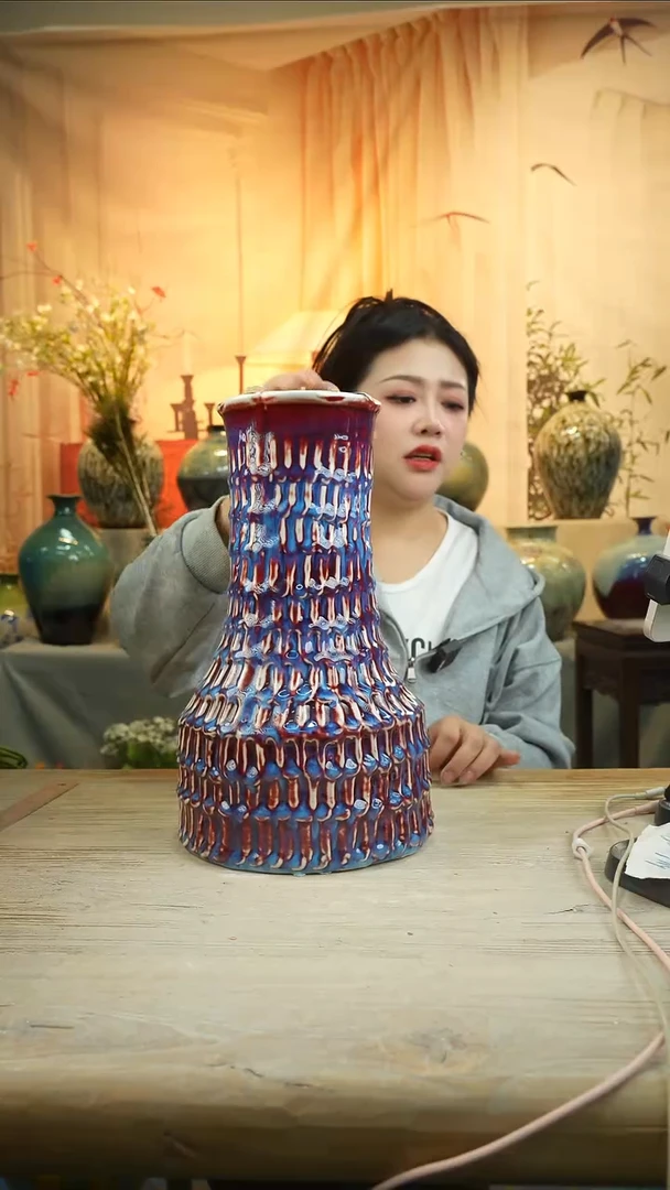 高35口12陶瓷花瓶花器