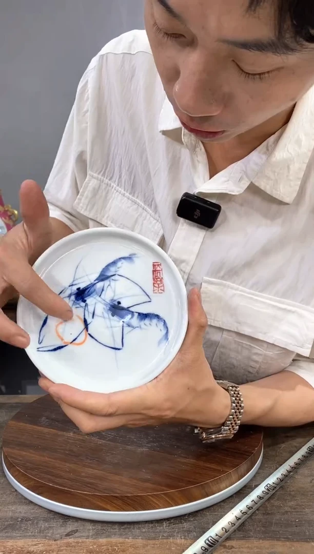 吴义松陶瓷联盟手绘陶瓷编号：037