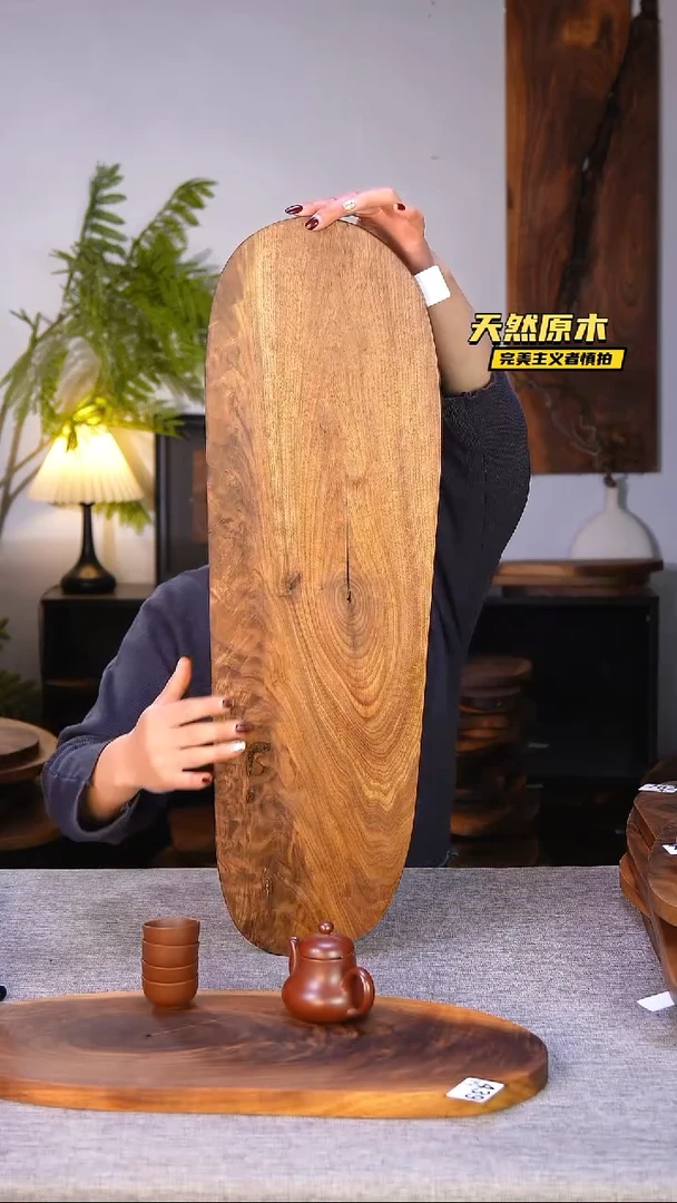 木北美黑胡桃原木.干裂疤结不属于商品质量问题完美主义者慎拍