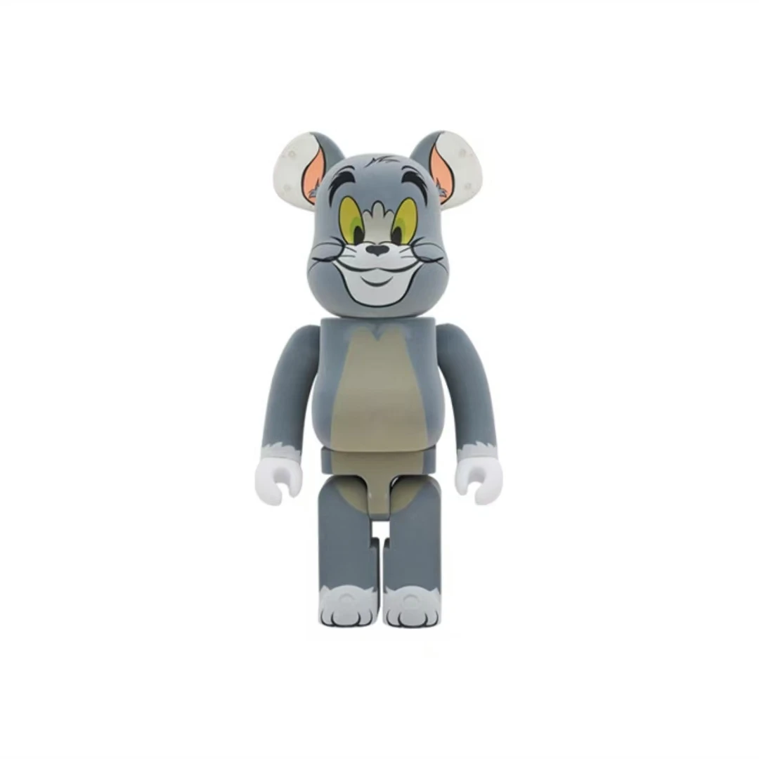 【山哥ST】bearbrick积木熊 猫和老鼠 植绒猫 无盒单400%