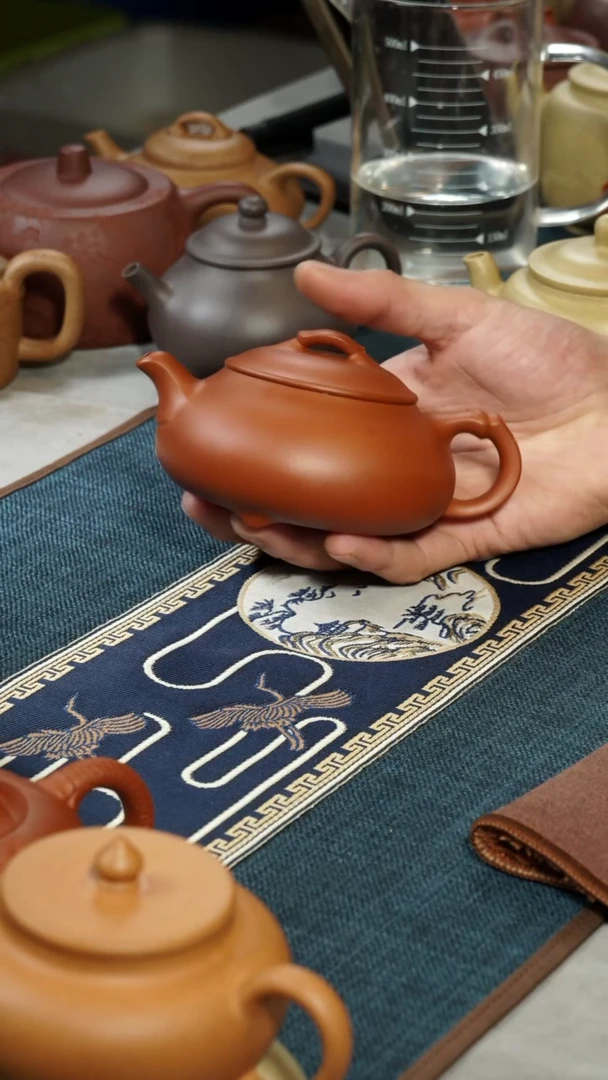 【闪购商品】紫砂茶壶朱泥简瓢茶壶