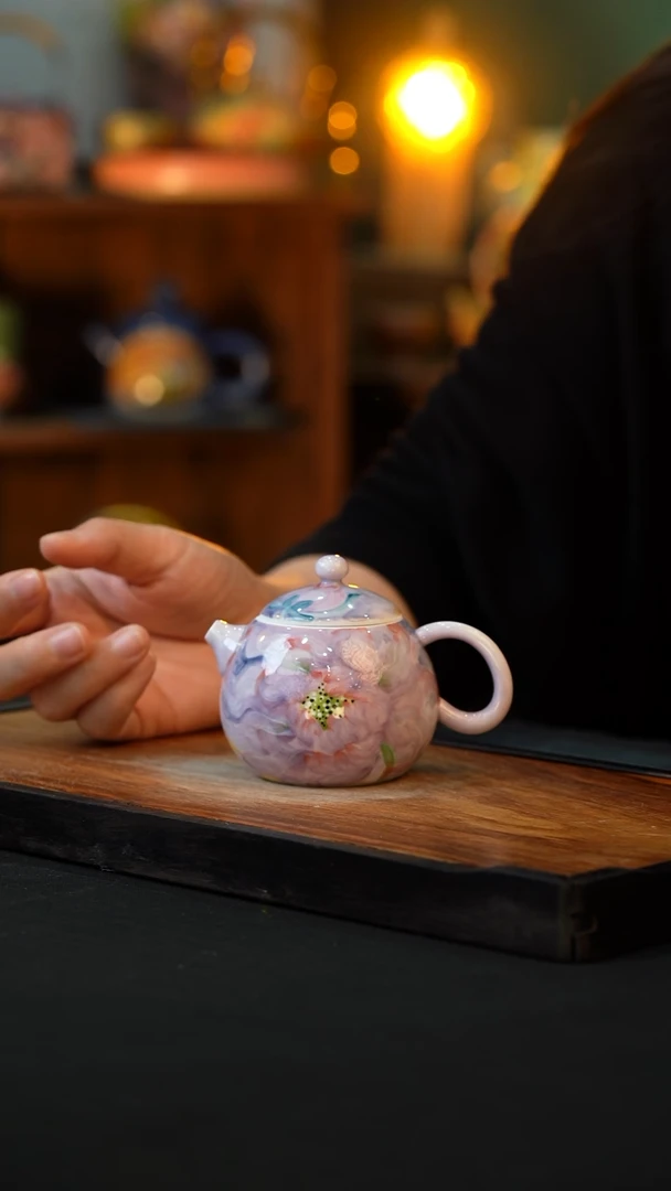 杯手绘心瓷陶瓷浮力