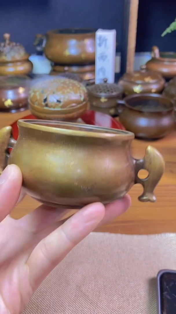 【闪购商品】苏工 普工精品铜 摆件熏香炉/摆件