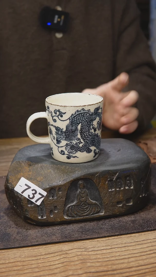 粉引青花茶具737