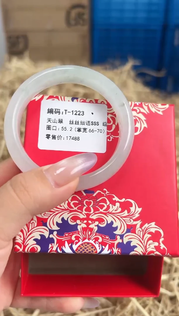 未镶嵌手镯石英质玉T-1223
