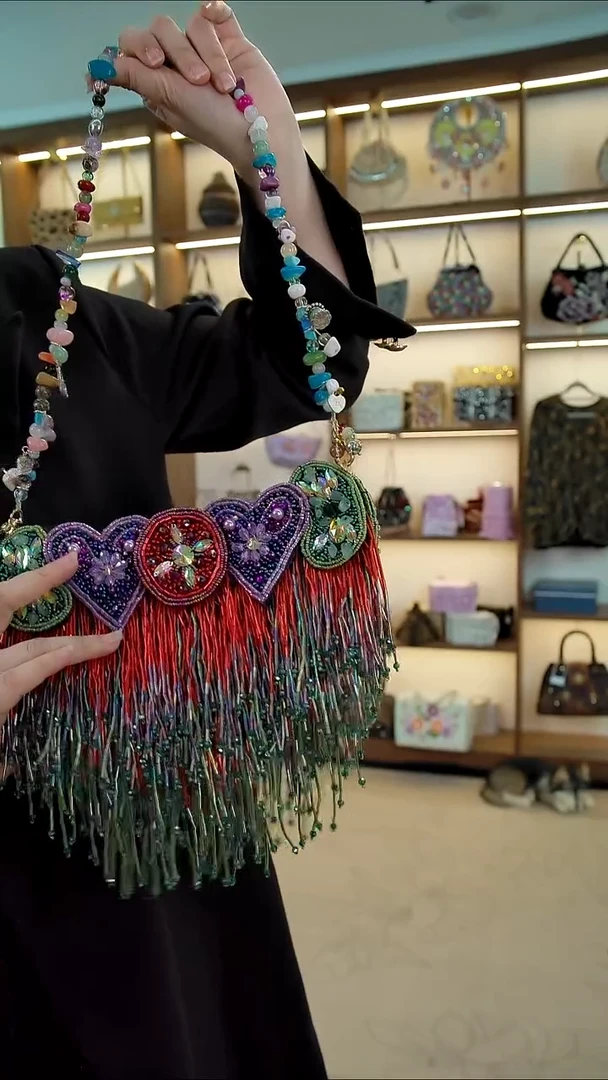 织物百格汇手工包