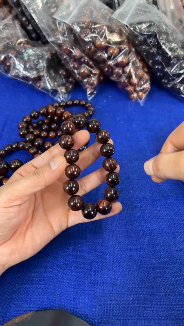 手串/手链黄花梨/降香黄檀1.5紫油梨水波纹手串