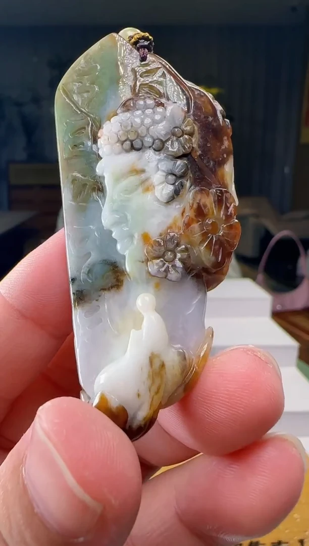 颈饰未镶嵌翡翠ZM@@60B7J20172