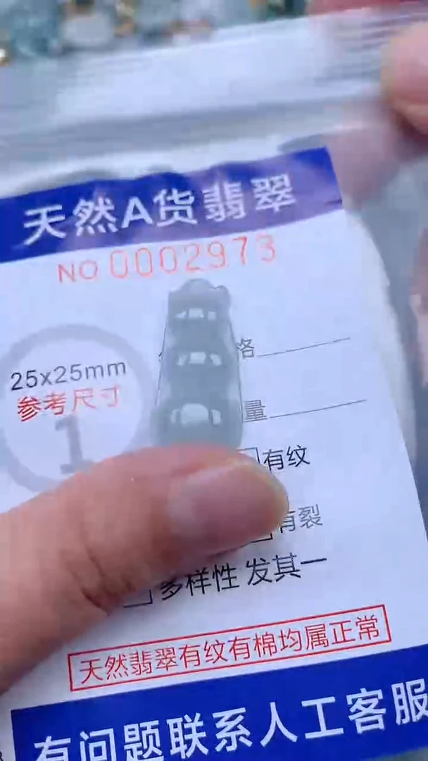 翡翠未镶嵌吊坠(不含链)1