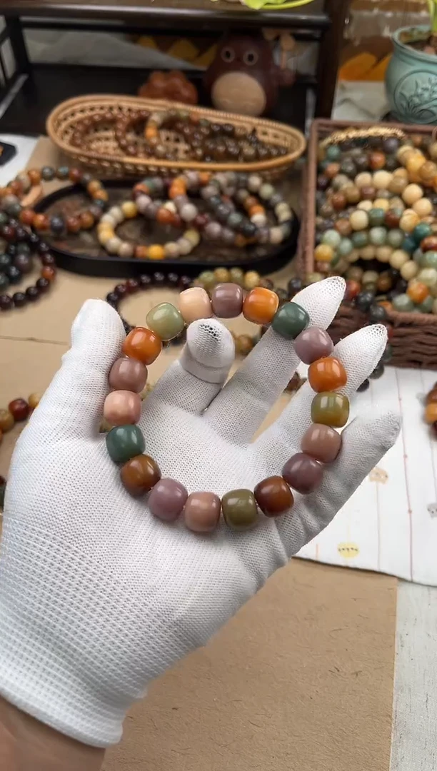 手串菩提根/象牙果a176 卡13.85 干磨玫瑰