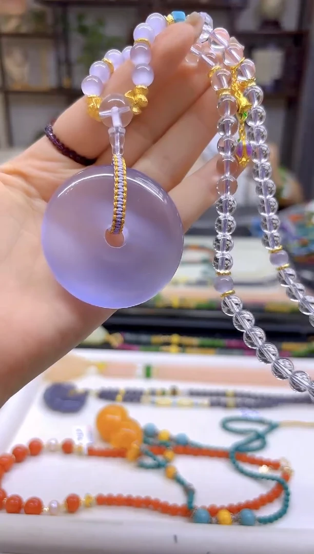 未镶嵌毛衣链水晶DIY款M773