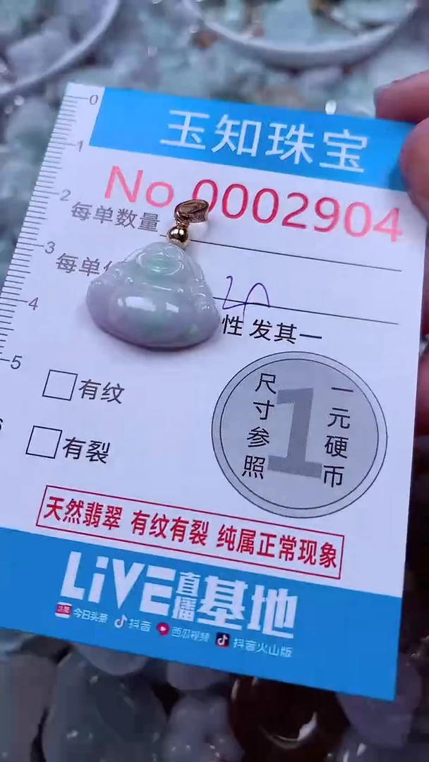 吊坠(不含链)未镶嵌翡翠2904