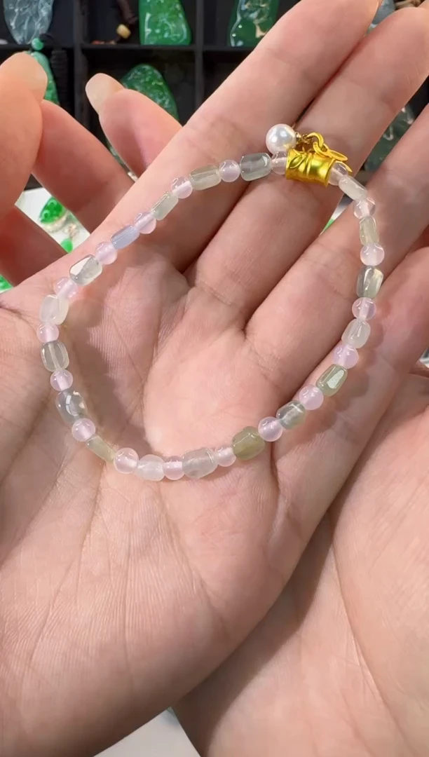 未镶嵌手串翡翠缅甸A货翡翠