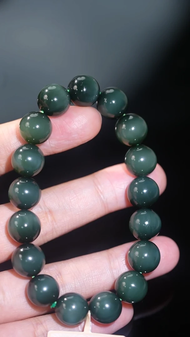 未镶嵌手串和田玉40多样性发一