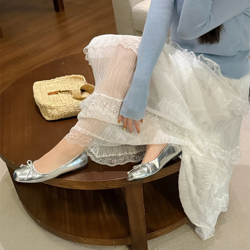 YPP!【蝴蝶结单鞋】太好穿啦~软软芭蕾鞋奶奶鞋平底蝴蝶结女单鞋