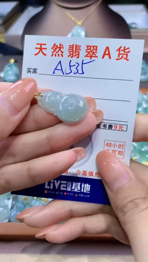 翡翠未镶嵌颈饰天然翡翠A货挂件