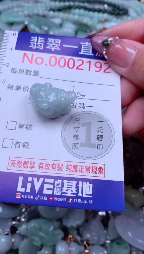 吊坠(不含链)未镶嵌翡翠2192