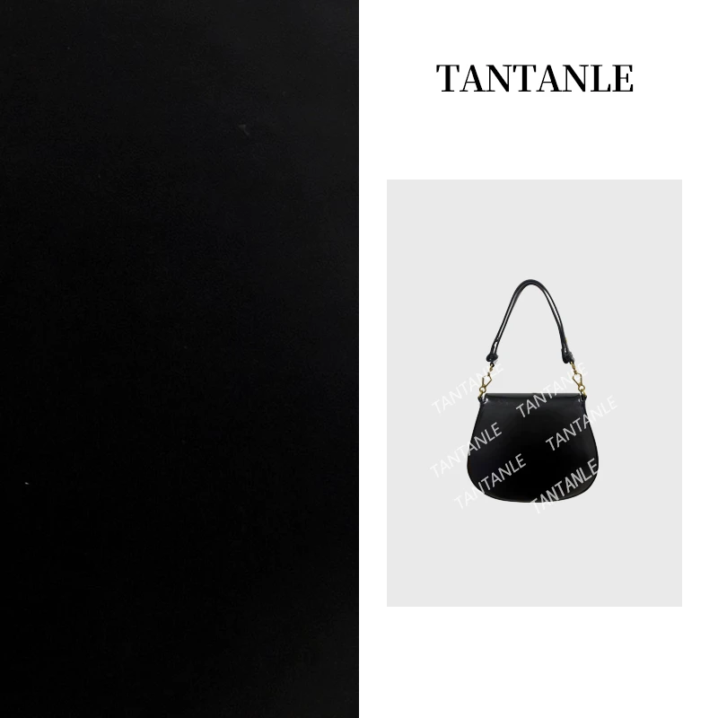 TanTanLe高定手提单肩斜挎时尚百搭小众腋下轻奢女包