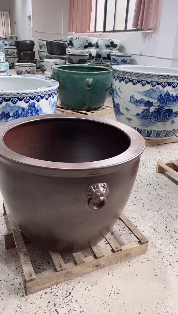【闪购商品】缸90古铜带耳........