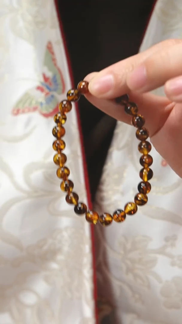 【闪购商品】琥珀珠宝奇石未镶嵌 7mm