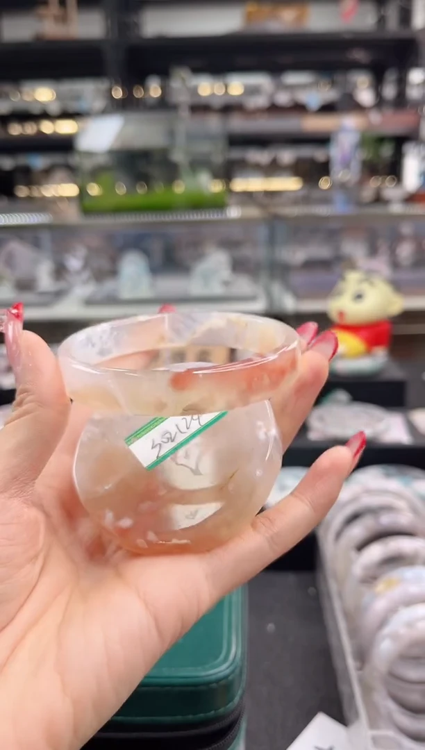 未镶嵌手镯石英质玉63-65圈口 （赠品镯心）3021242