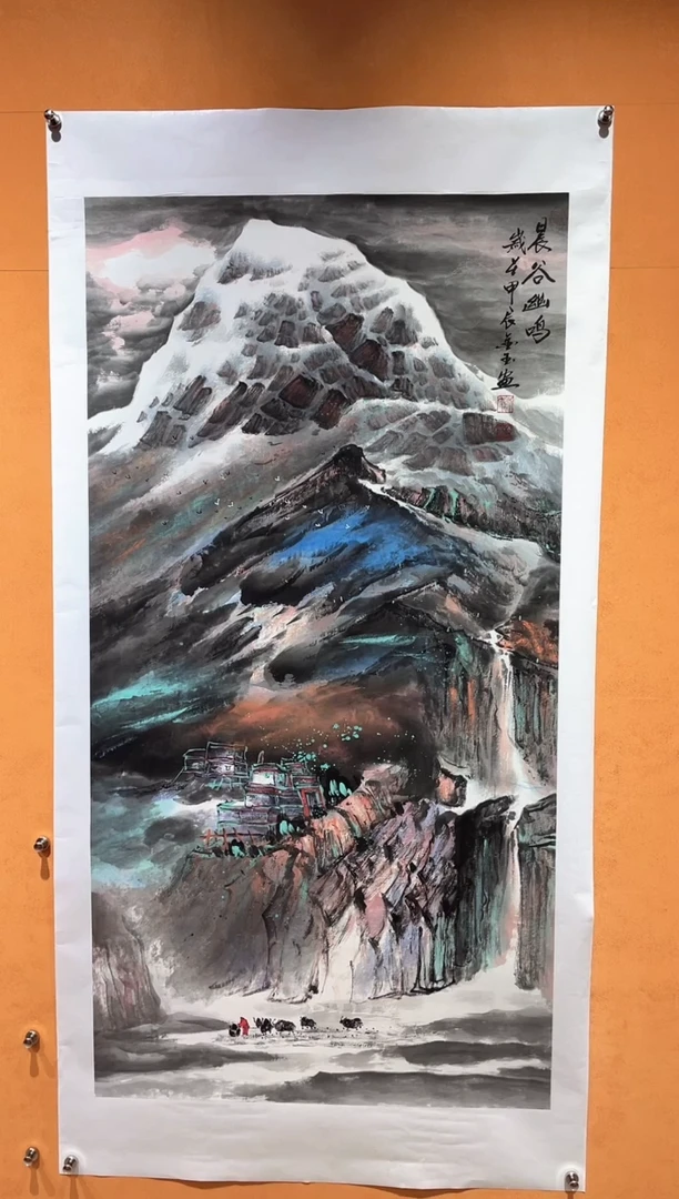 国画刘金玉老师亲笔手绘
