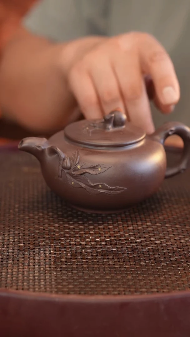 茶壶紫砂原矿手工制作