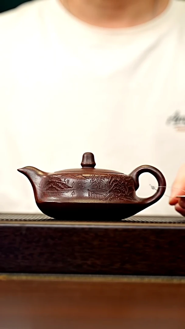 茶壶紫砂宜兴原矿 半手工 紫砂壶容量260CC