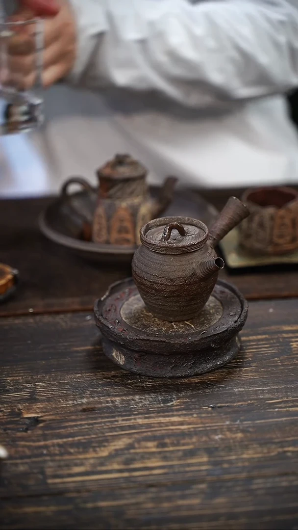全手工制作 南蛮侧把壶