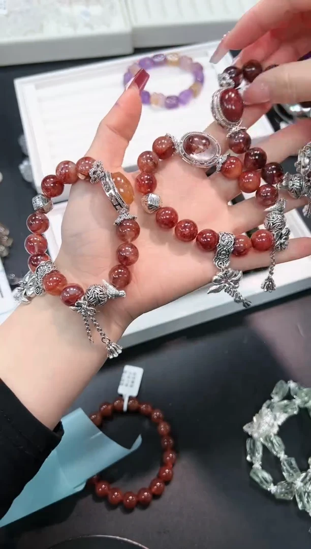 【闪购商品】水晶手串未镶嵌15b多样性发其一/1条默认微瑕