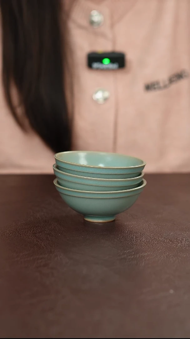 摆件瓷单*师原矿原釉汝宋汝瓷