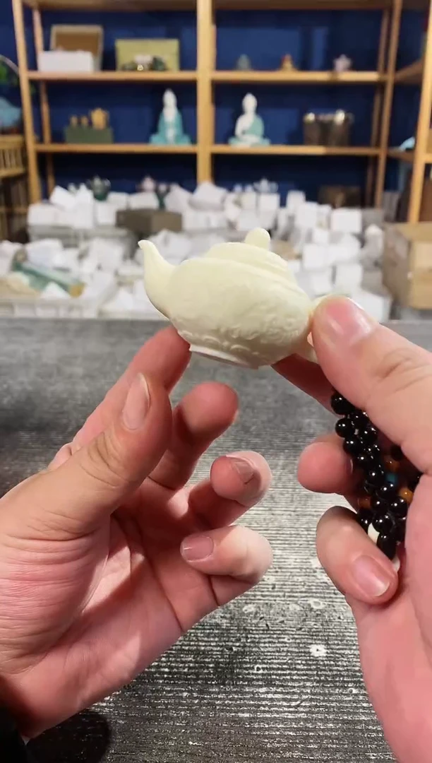 【闪购商品】其他象牙白南瓜西施壶手链挂件
