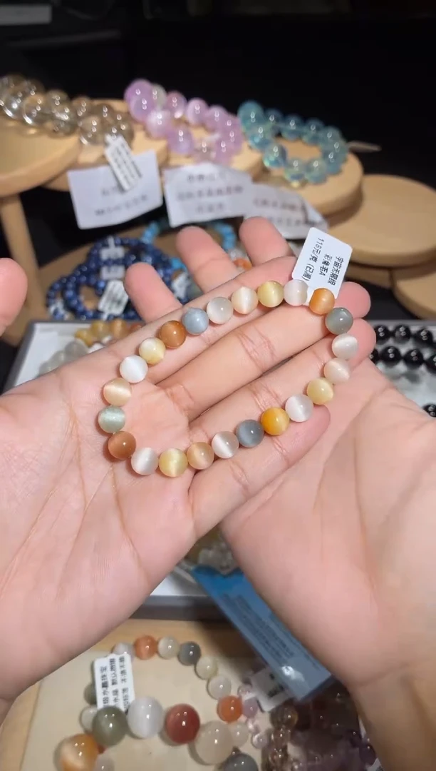 未镶嵌手链水晶127号多样性发一V 8+