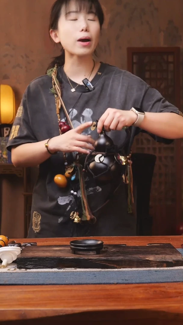 1264号精品大漆葫芦防腐防渗装水茶酒