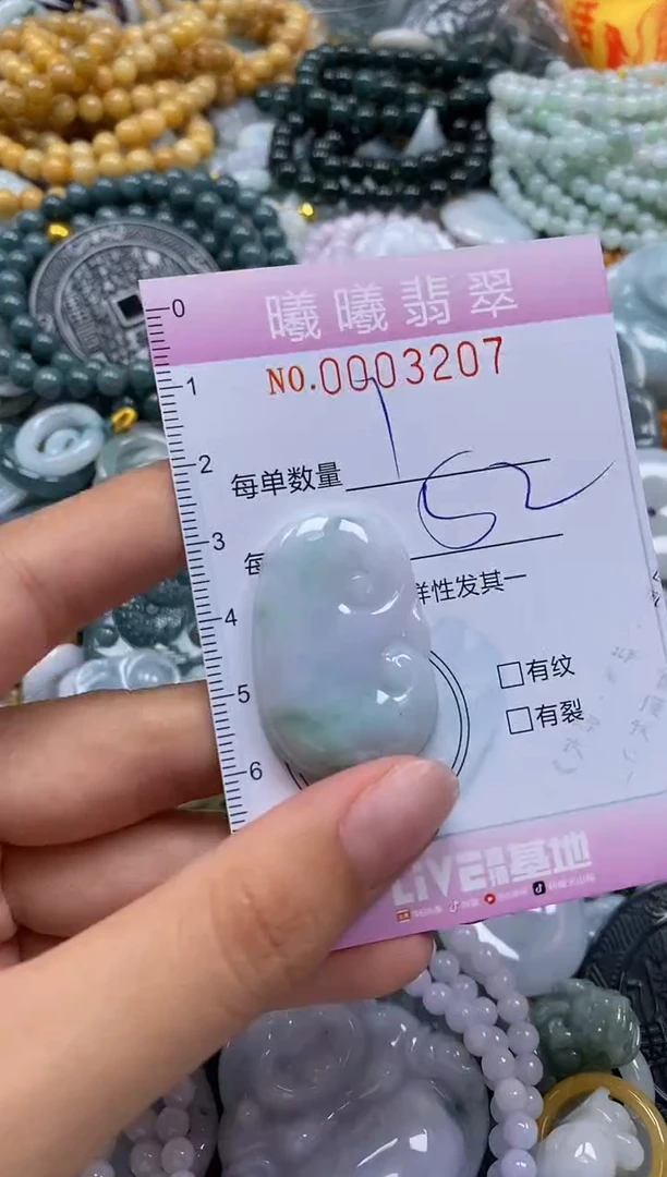 翡翠未镶嵌颈饰闪购0003207