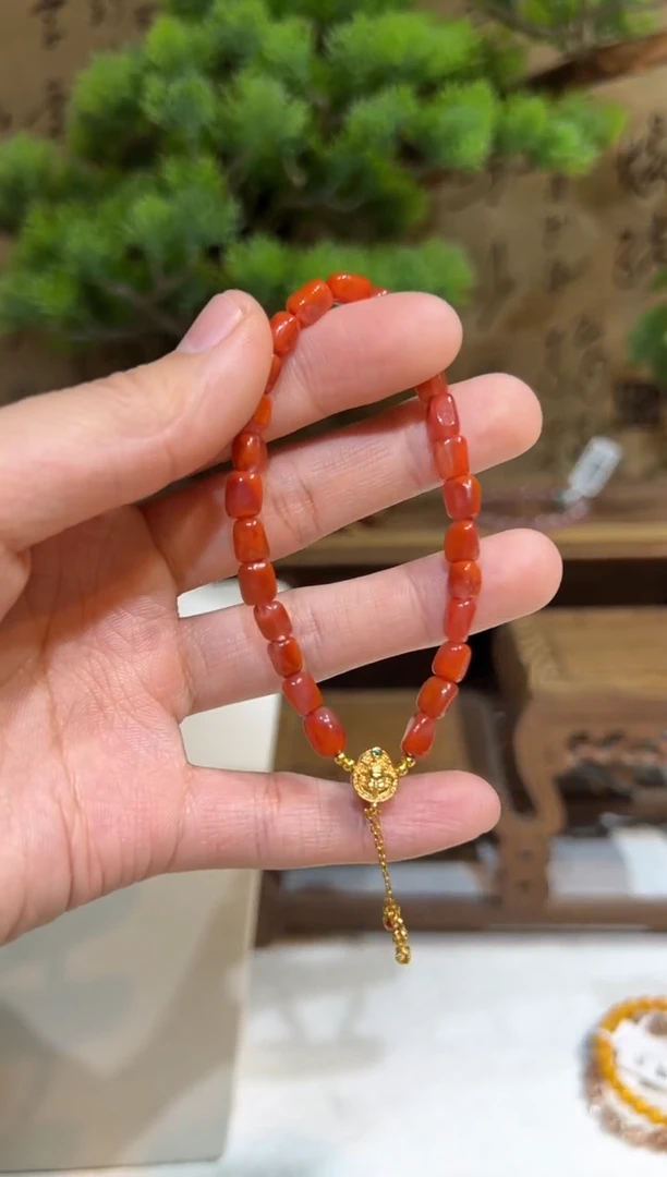 未镶嵌手链南红玛瑙手饰@@