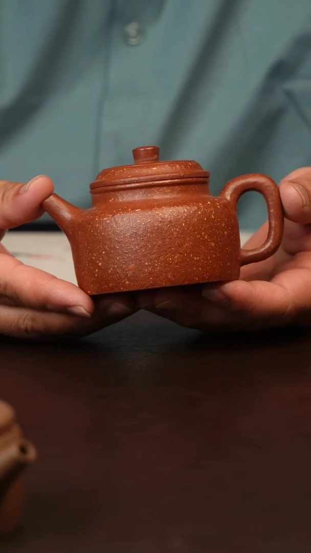 茶壶紫砂原矿紫砂8目德钟