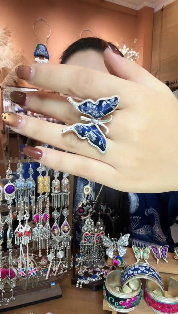 刺绣纯手工民族风戒指