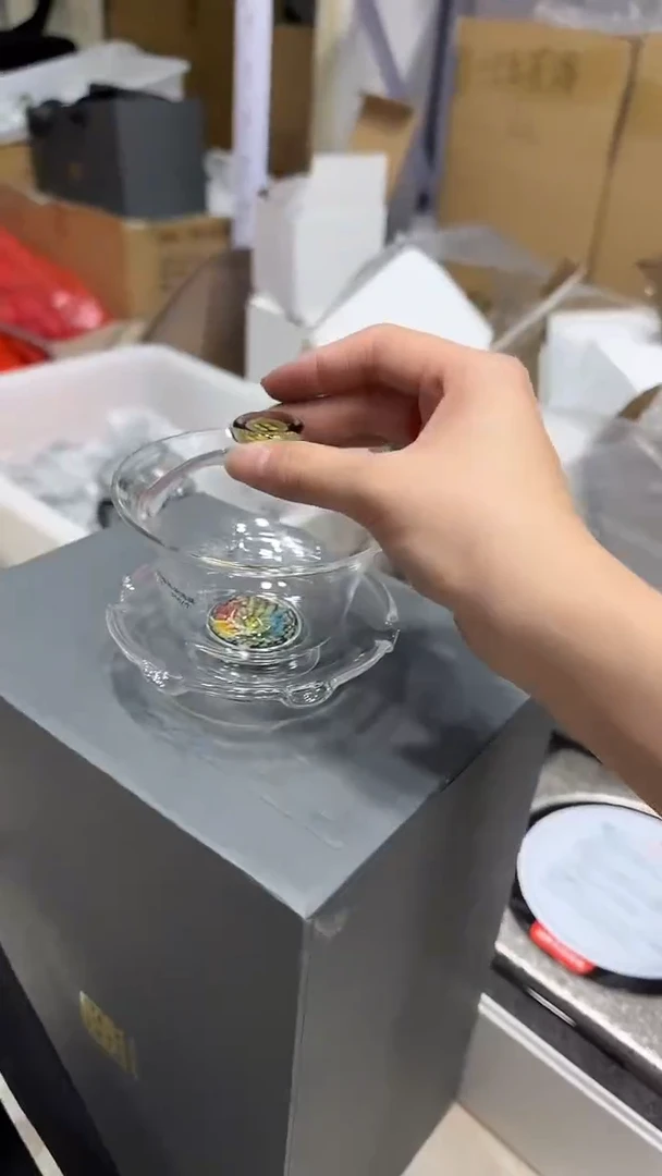 海葵盖碗礼盒包装