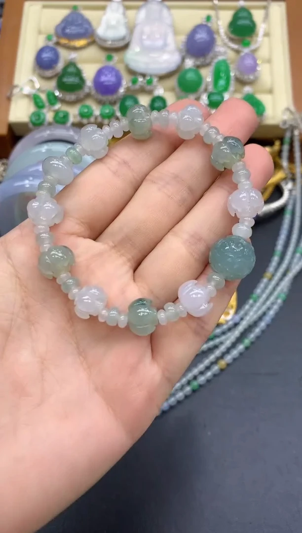 未镶嵌手链翡翠453  -中国好珍宝