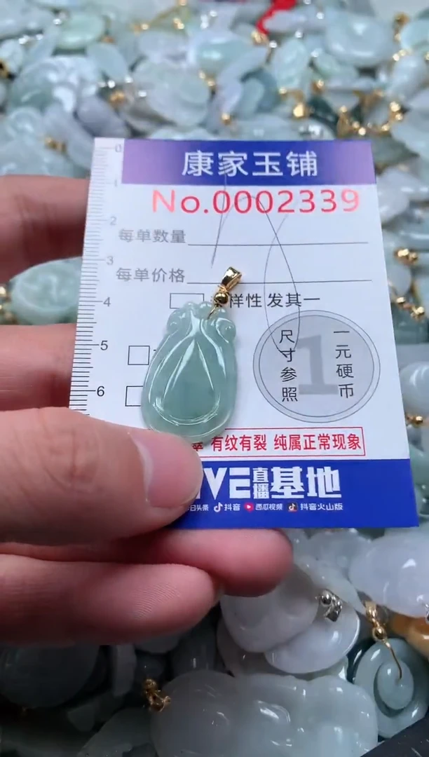 【闪购商品】翡翠吊坠(不含链)未镶嵌2339