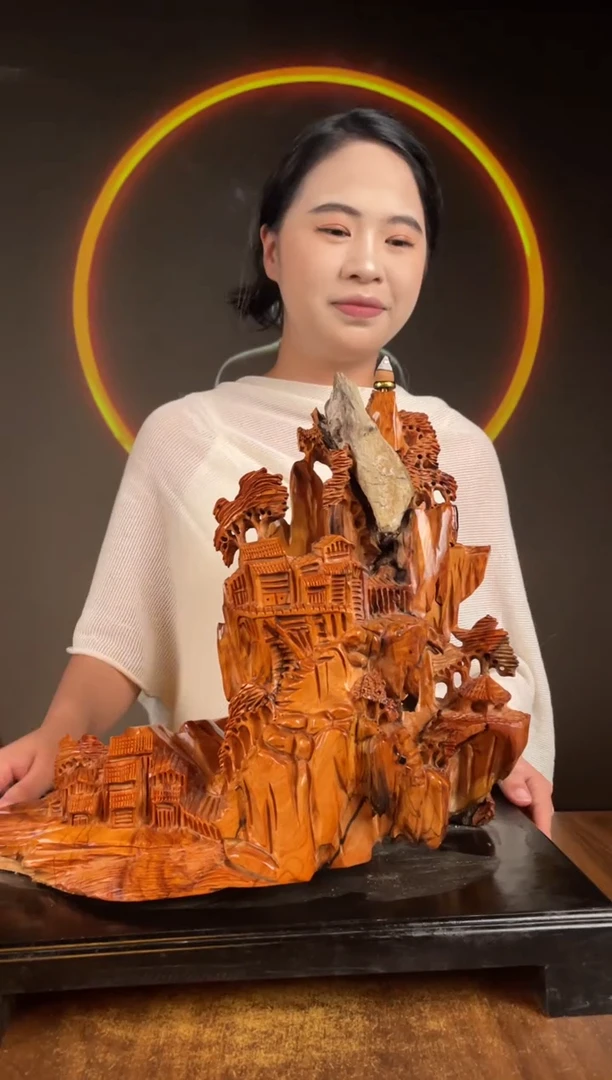 柏木（崖柏）手工摆件,先抢先得! 编号:77