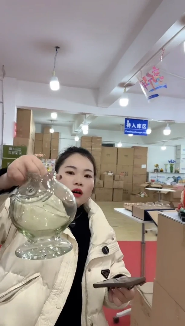 【闪购商品】无铅玻璃甄选花器-r-早27