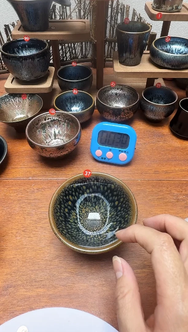 茶盏方**朗37号建盏工匠茶器